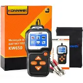 Konnwei KW650 - Motorfiets & Auto Accutester 6 - 16 Volt