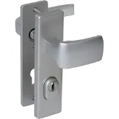 Nemef veiligheidsbeslag PC55 kortschild kruk/kruk 3407-II met kerntrek beveiliging SKG3 aluminium F1
