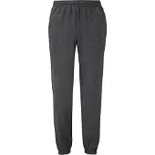 Fruit Of The Loom Heren Elastische Manchet Trainingsbroek / Joggingbroek (Donker Heater)