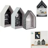Home Deco Kids My Little Heroes - set van 3 nestkastjes voor kinderkamer