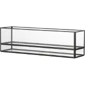 Bloomingville Filula Votief, zwart, glas