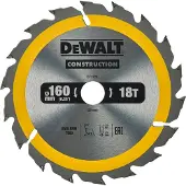 DeWalt Cirkelzaagblad - - DT1931-QZ - Hardmetalen tanden - Snel zagen - Geschikt voor hout met spijkers
