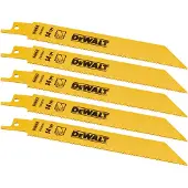 DeWalt Accessoires Reciprozaagblad BiM 152x1,8mm ferro- en non-ferro metaal 3-8mm - DT2361-QZ