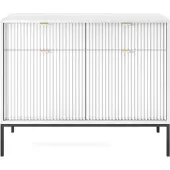 Selsey Dressoir Louis 2 deurs 2 lades | spaanplaat wit 104x83x39 cm dressoirs | NADUVI
