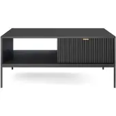 Selsey Salontafel Louis | spaanplaat zwart 104x46x68 cm salontafels | NADUVI