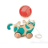 Hape Trekdier spinnende kat - - vanaf 12 maanden