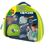 SES Creative - Explore - Insecten Explorer - Handige Koffer met Tang, Vergrootglas, Pincet, Bakje en Speurkaart – Insecten Speelgoed
