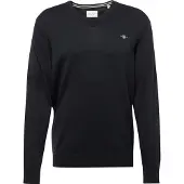 Gant Trui 'Classic' navy / lichtgrijs / kersrood / zwart
