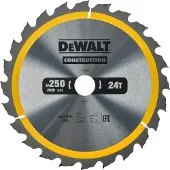 DeWalt DT1956-QZ - Cirkelzaagblad - 250mm - 24 Tanden - Stationair Gereedschap
