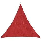 Overig Windhager Schaduwdoek Cannes Driehoekig 4m Rood