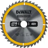 DeWalt Zaagblad voor Hout 216x30x2,6mm 40T