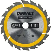 DeWalt Construction - Cirkelzaagblad - 165mm - 18T - Voor Hout en Composieten