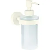 TESA MOON WHITE 40575-00000-00 Zeepdispenser 200 ml Wit (mat), Glas gesatineerd