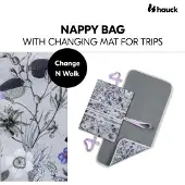 Hauck Change N Walk Luiertas - Grijs