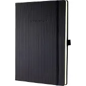 Sigel notitieboek - Conceptum Pure - A4 - zwart - hardcover - 194 pagina's - 80 grams - ruit - SI-CO111