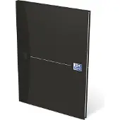 Oxford Office Essentials Schrift A4 Gelinieerd Gebonden Karton Zwart 192 Pagina's