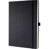 Sigel notitieboek Conceptum Pure A4 zwart hardcover 194 pagin's 80 grams lijn