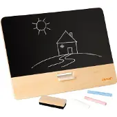Janod - Schoolbord - Tijdloos krijtbord - Tafelmodel / ophangbaar