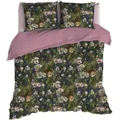 Satin d'or Dekbedovertrek Bernice Antra Uni Oudrose Satijn-200 x 200 / 220 cm | 2-Persoons