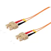 S-Impuls SC Duplex Optical Fiber Patch kabel - Multi Mode OM2 - 5 meter