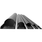 Multibrackets Premium aluminium kabelgoot - 110 x 3,3 cm / zwart