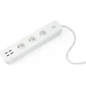 Caliber Slim stopcontact - 4 USB-poorten (HWP303U)