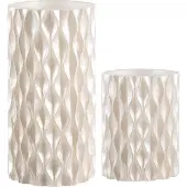 Paulmann 2-delige set Pauleen LED waxinelichtjes Cosy Pearl warmwit voor 3 x AAA-batterij met schakelaar
