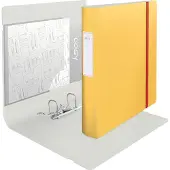 Leitz Cosy ordner Active, rug van 6,5 cm, geel - 2 stuks