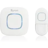 Byron DBY-24721 Complete set voor Draadloze deurbel Met knipperlicht, Met USB-aansluiting