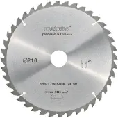 Metabo Precision Cut Wood Zaagblad voor Hout 216x30X1,8mm 40T
