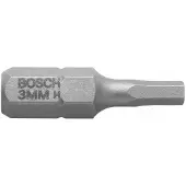 Bosch Schroevendraaier extra hard. Hex 1.5. 25 mm. verpakking van 3 stuks