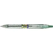 Pilot Balpen Groen 0.4 mm Medium Kegelvormig Navulbaar Recycled