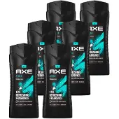 Axe – 3-in-1 Douchegel, Facewash & Shampoo Mannen – Apollo- 12uur lang frisheid – Voordeelverpakking 6 x 400 ml