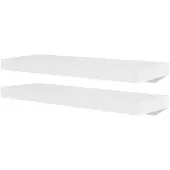 vidaXL Wandplanken 4 st 60 cm wit