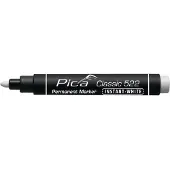 PICA Classic Onuitwisbare Viltstift Instant-Wit 1-4 mm Rond