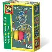 SES Creative Krijt 12 kleuren