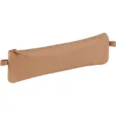 Clairefontaine 8301C Schlamper-Etui, flach, Naturleder