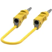 Electro PJP 2117-CD1-50J Messleitung [Bananenstecker - Bananenstecker] 50 cm Gel