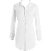 Hanro Nachthemd ' Cotton Deluxe 90cm ' wit