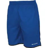 Stanno Junior voetbalshort Altius blauw/zwart Sportbroek Jongens/Meisjes Polyester - maat 164