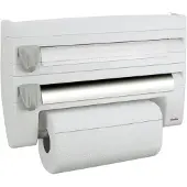 Metaltex keukenrolhouder met snijhulp wit