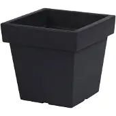 Prosperplast Bloempot Vierkant Lofly Low 19x19x18cm ANTRACIET