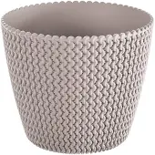 Prosperplast Bloempot - taupe - buiten - D30 x H25cm - kunststof - Plantenpotten