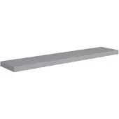 vidaXL Wandschap zwevend 120x23,5x3,8 cm MDF grijs