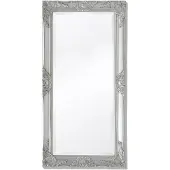 vidaXL Wandspiegel Barok 100 x 50 cm zilver