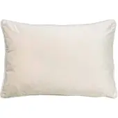 Dutch decor - FINN - Sierkussen 40x60 cm - velvet - effen kleur - Snow White - wit
