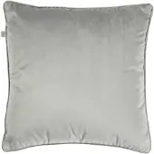 Dutch decor - FINN - Sierkussen 45x45 cm - velvet - effen kleur - Micro Chip - lichtgrijs