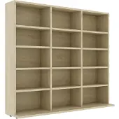 vidaXL Cd-kast 100x23x89,5 cm bewerkt hout sonoma eikenkleurig