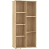 vidaXL Boekenkast 50x25x106 cm bewerkt hout sonoma eikenkleurig