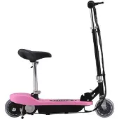 vidaXL Step elektrisch met zitje 120 W roze